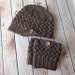 Set of 2 Crochet Patterns for Diagonal Weave Beanie or Newsboy and Boot Cuffs | Crochet Hat Pattern | DIY Tutorial | Hat Crocheting Pattern 