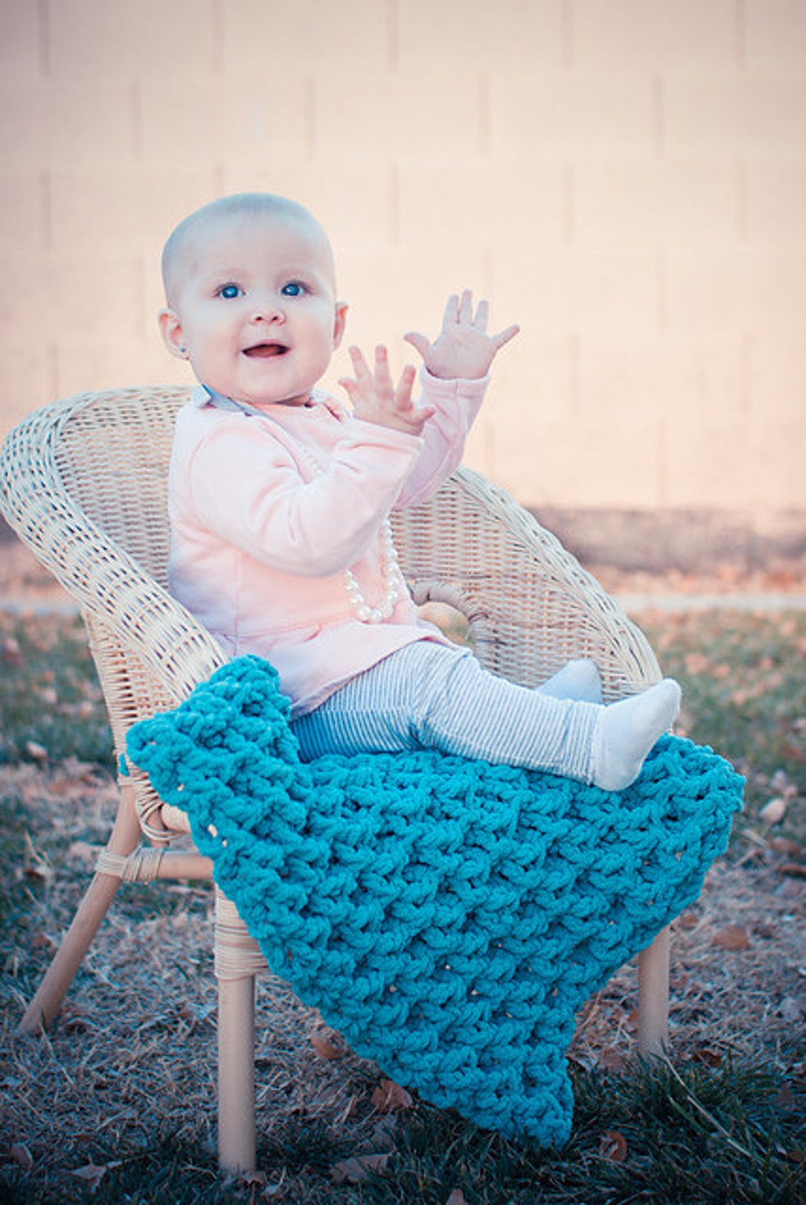 Crochet Pattern for Chunky Kylie Blanket Layering Photography Etsy