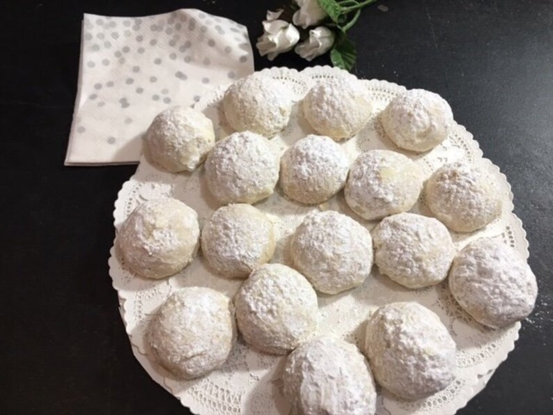 Italian Wedding Cookies Almond Balls for weddings favors Etsy