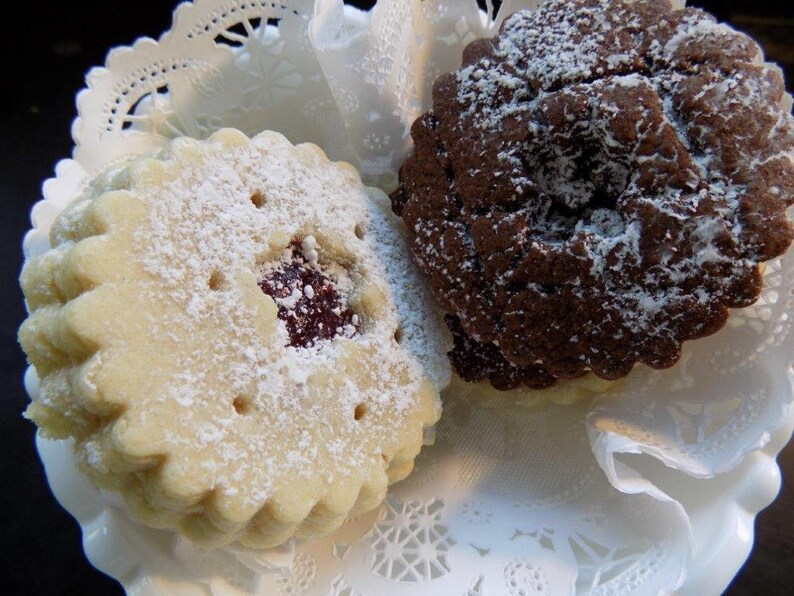 Sugar Cookies Cocoa Raspberryjam Combo 1 Dozen in Gift Boxed Etsy