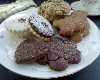 Classic Cookie 2 Doz Assortment-Jammies-Gingerbread-Cocoa Sugar-Oat Cranberry-Gift for students-family-sweetheart-special day!