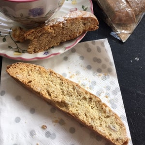 Almond Anise Biscotti, double baked Italian Cookies, gift for Her or Him, Great to dunk in coffee, Afternoon Tea image 1