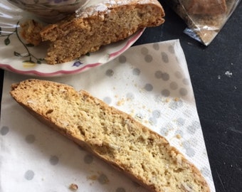 Almond Anise Biscotti, double baked Italian Cookies, gift for Her or Him, Great to dunk in coffee, Afternoon Tea!