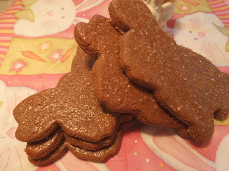 Gingerbread Bunny Cookies,Spring Bunny Shaped Ginger Cookies, Perfect Gift for Her, Parties, Holiday events, Teachers image 4