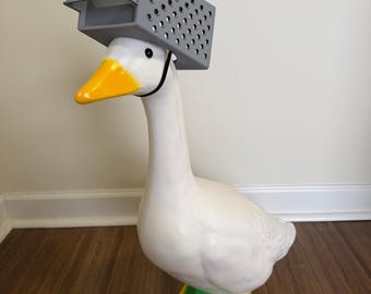 Cheese Grater Hat for Porch Goose - 3D Printed Accessory