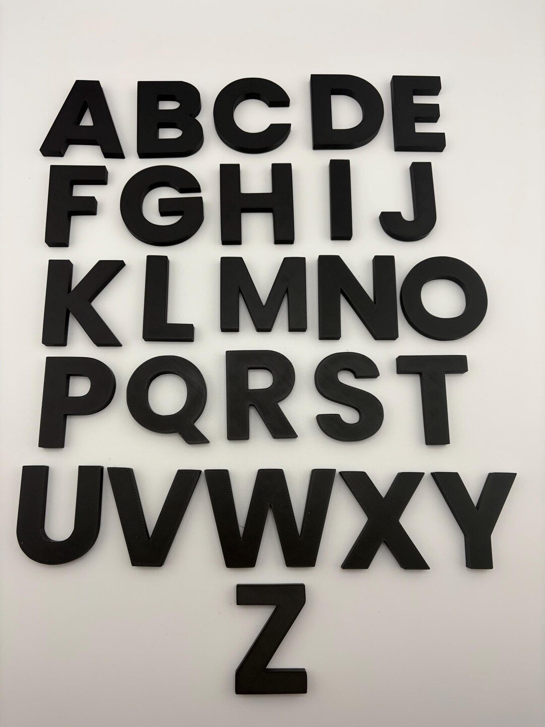 2 Inch Bold Alphabet Letters – Modern Wall Decor – Custom Name Letters ...