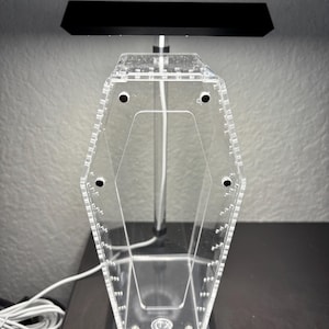 Coffin Enclosure Light Stand with LED Light for Jumping Spider
