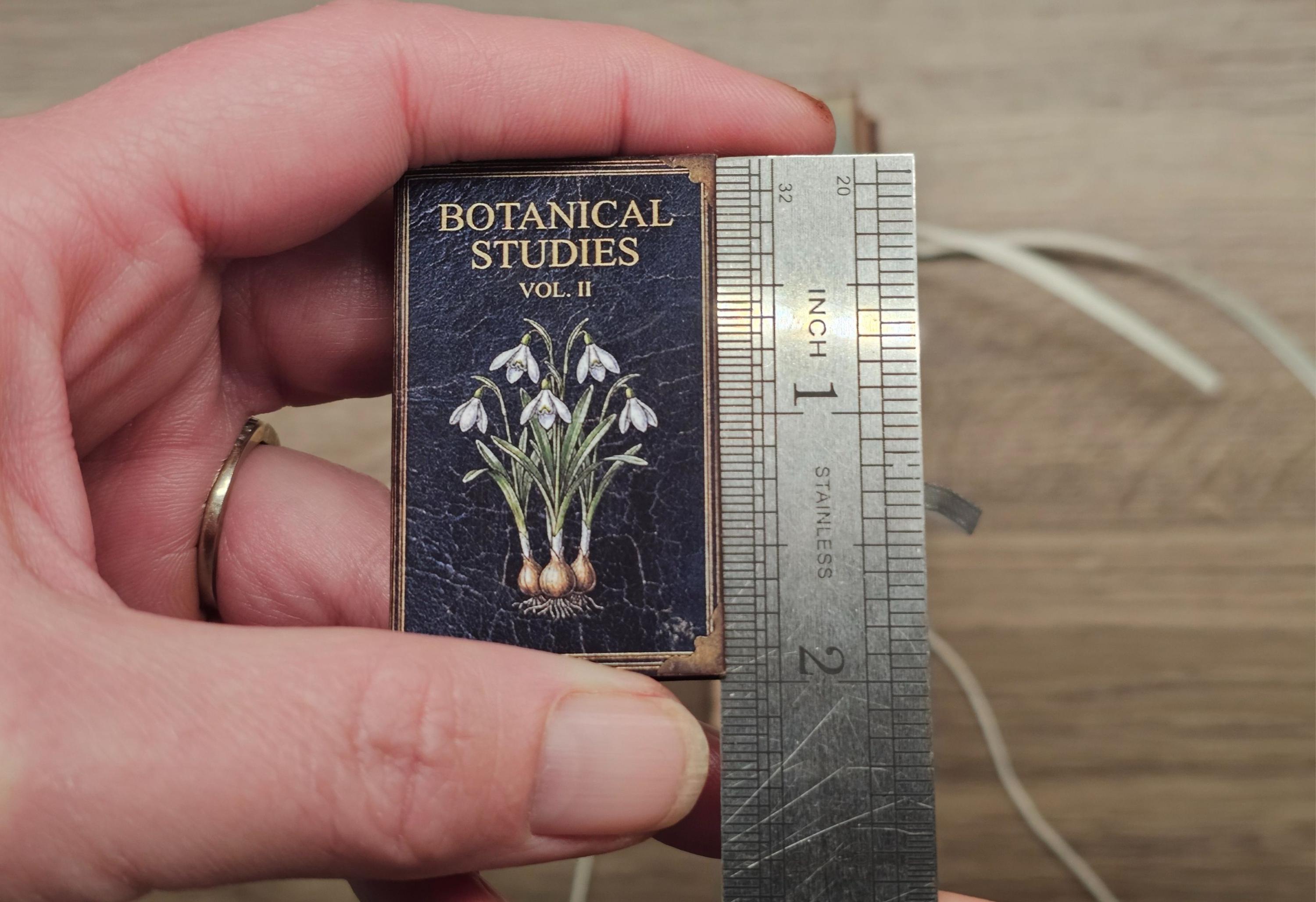 The Seasonal Bloom Mini Book Collection – Floral Ephemera, Miniature ...