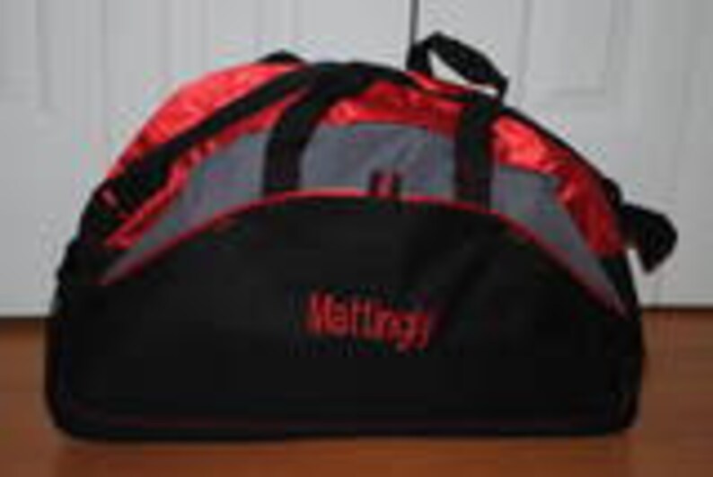 Personalized Monogrammed Duffel Bag Gym School Dance Tote Etsy