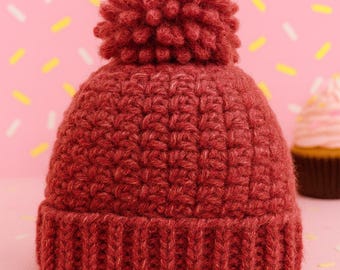 Chunky Hat Häkelanleitung