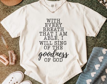 Christian Comfort Colors T-Shirt: Faith-Based Graphic Tee