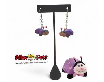 Dreamy Ladybug Pillow Pet Earrings