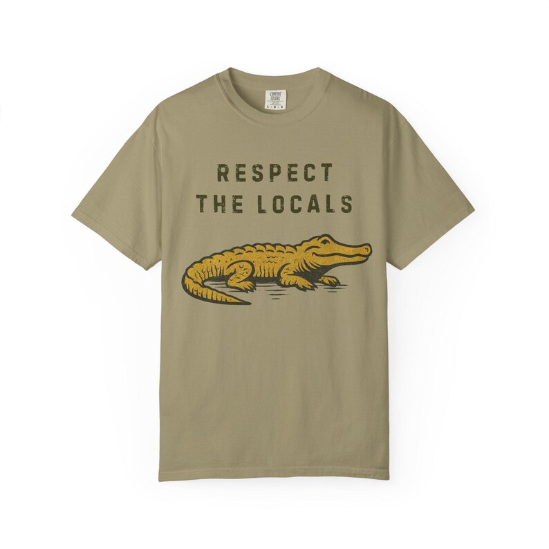 Respectez les habitants - T-shirt en alligator image 3