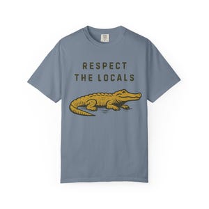 Respectez les habitants - T-shirt en alligator image 1