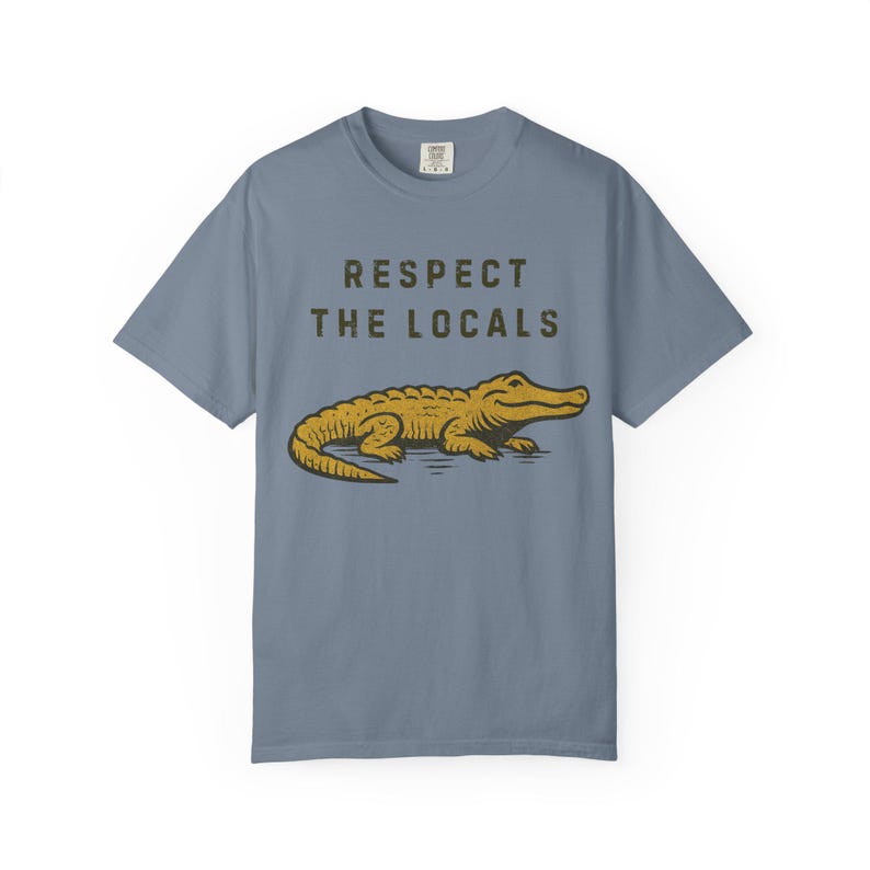 Respectez les habitants - T-shirt en alligator image 1