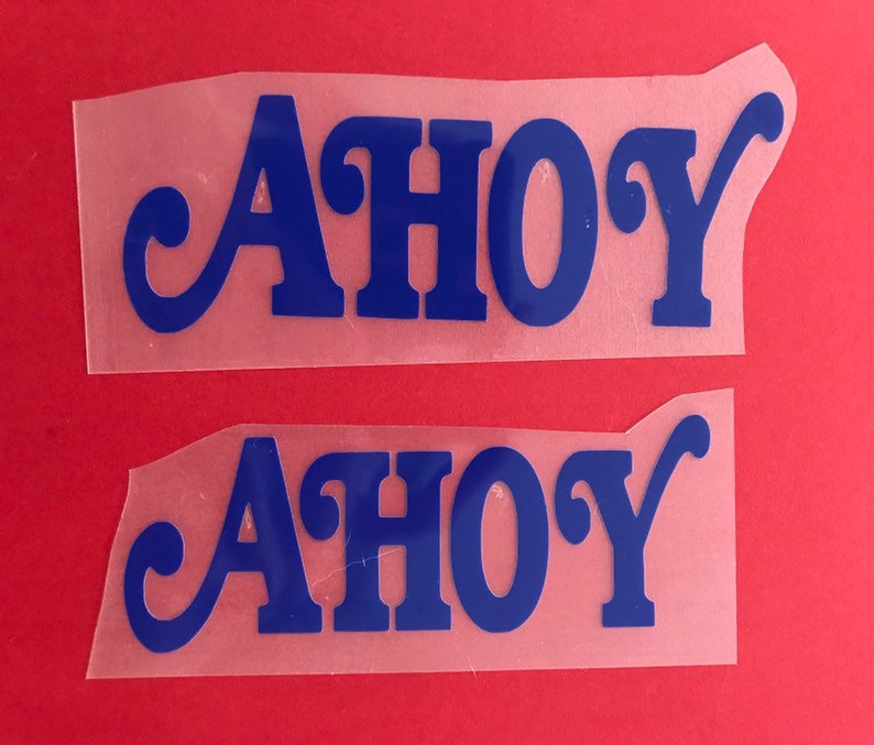 Stranger Things Scoops Ahoy Hat Iron on Transfer Etsy