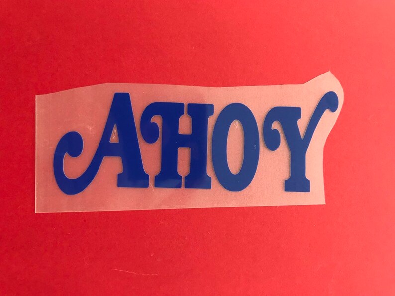 Stranger Things Scoops Ahoy Hat Iron on Transfer | Etsy