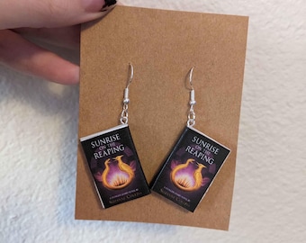 Custom Book Earrings Dangles
