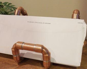 Handmade Coated Copper Letter Stand