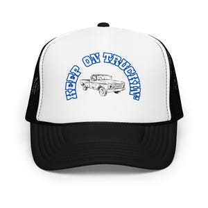 Keep on Trucking Snapback Vintage Retro Country Western Southern Trucker Hat