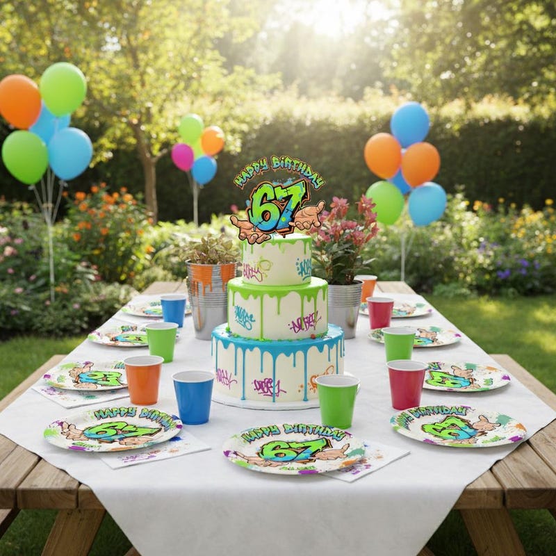 67 Party Decorations - Etsy