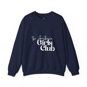Anesthesia Women Crewneck Sweatshirt, Comfy Pullover, Gift for Nurses, Medical Student Apparel, Doctor Gift, Women in Medicine, CRNA Gift