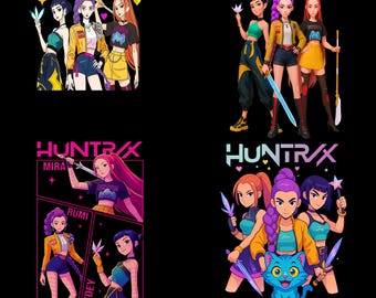 Kpop Huntrix Png, Demon Hunters Png, Derpy Tiger, Saja Girls Png, Huntrix Merch, Anime Lover Gift, Saja Boys Kpop Fan Art, Sublimation