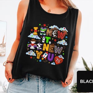 Vintage I Knew It I Knew You Tank Top, TS and Toy Story 5 Friendship Tank Top, Woody Buzz Lightyear Tank Top, Disneyland Toy Story Tank Top zdjęcie 7