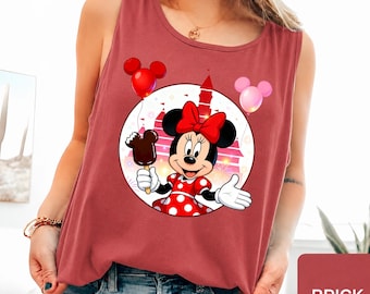 Comfort Colors Custom Disney Mickey And Friends Tank Top Tee, Disney Snacks Tank Top, Disney Castle Tank Top, Disneyworld Girl Tank Top