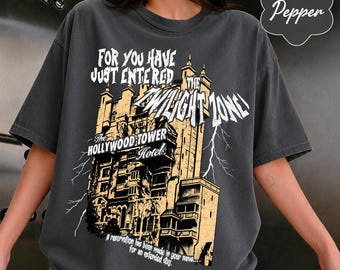 Retro Tower Of Terror Shirt, Disney Halloween 2026 Hollywood Tower Hotel Shirt, Spooky Disney World Ride Matching Family Matching Tee Gifts