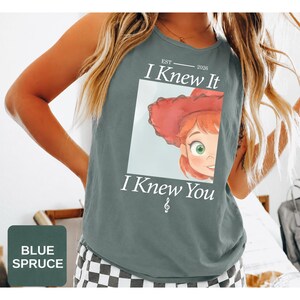 Comfort Colors TS Jessie Toy Story 5 Tank Top Tee, Retro I Knew It I Knew You Tank Top, Disneyland Toy Story Family Matching Tank Top Tee image 3