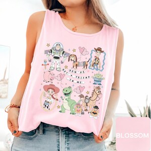 Comfort Colors Retro Toy Story 1995 Tank Top, Woody Buzz Pixar Tank Top Tee, You've Got A Friend In Me Tank, WDW Disneyland Trip Tank 2026 image 5
