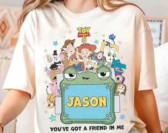 Personalized Toy Story 5 Movie Shirt, Lilypad Buzz Lightyear Woody Jessie Toy Story Land You've Got a Friend In Me Adult & Kids shirt