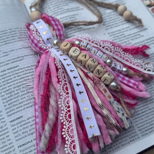 Personalized - Rubies & Rose Bible Tassel