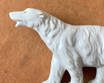Vintage Ceramic Polar Bear Figurine Made in Japan