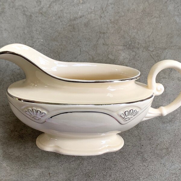 Homer Laughlin Gravy Boat Etsy