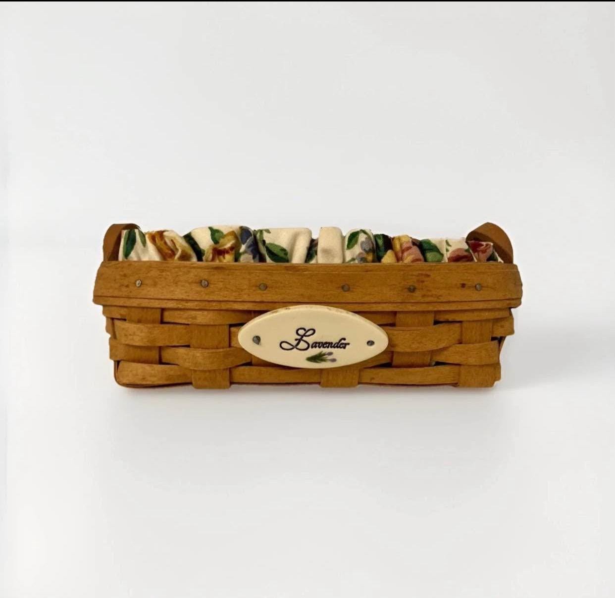 ロンガバーガー バスケットセット：1993年、1994年、2000年 手編み