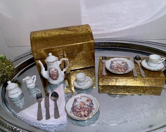 REUTTER PORZELLAN GERMANY 急須と靴 置物 2点セット Vintage Reutter Porzellan Germany 3 Piece M.J. Hummel/goebel Girl
