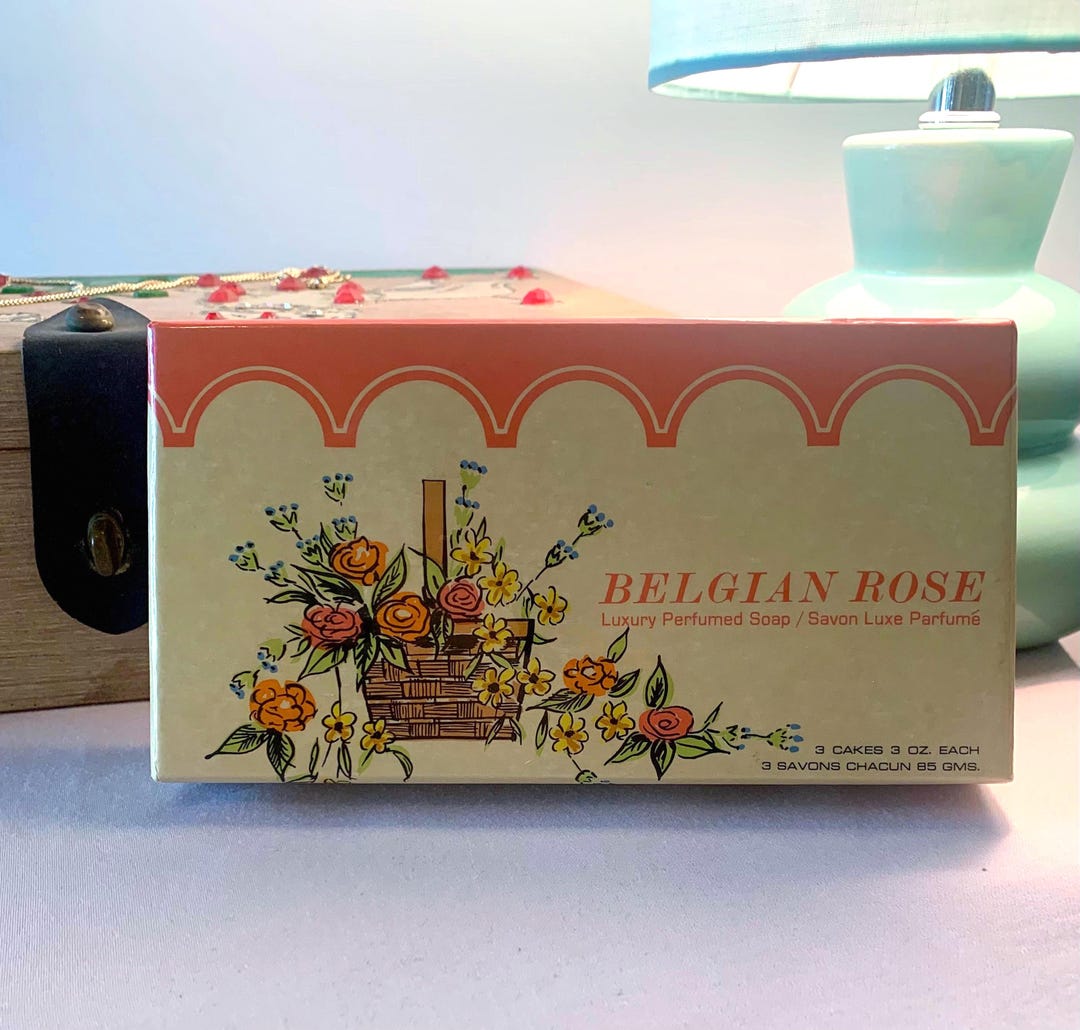 Vintage Belgian Rose Soap Set – Ben Rickert, 1960s Floral Box - Etsy