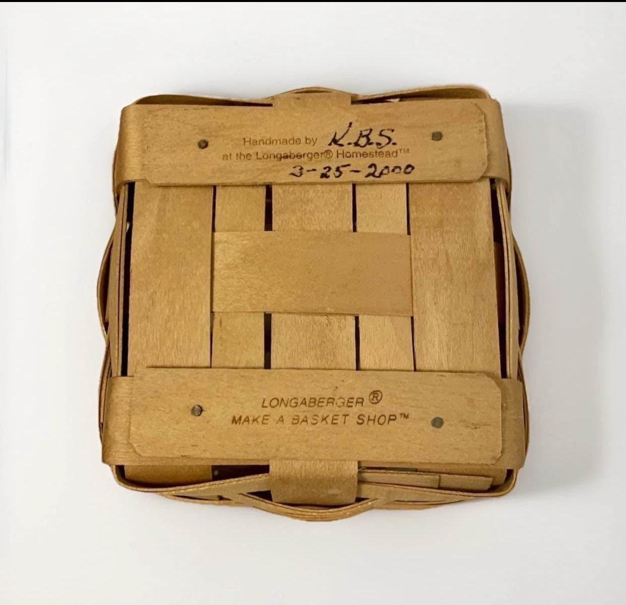 ロンガバーガー♪1997年製 ロンガバーガー バスケットセット：1993年、1994年、2000年 手編み