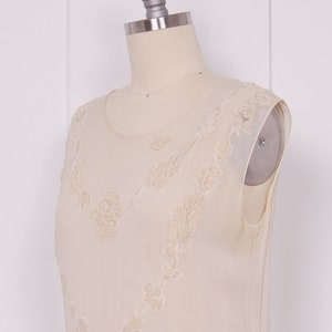 Vintage 1920's Cream Silk Georgette Flapper Wedding Dress - Etsy