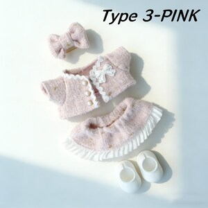 17cm Doll‘s Clothes,Chanel-style ensemble,Elegance, Fits LABUBU version1 2 3 Size,Fashion Classics, Comfort image 6