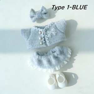17cm Doll‘s Clothes,Chanel-style ensemble,Elegance, Fits LABUBU version1 2 3 Size,Fashion Classics, Comfort image 4