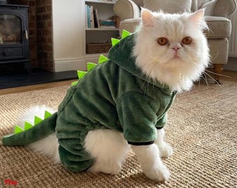 Dinosaur Costume for Dogs and Cats Dress Up Outfit Lightweight Pet Apparel