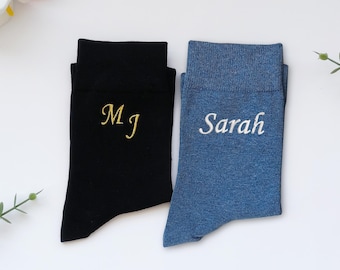 Bestickte Groomsmen Socken - Geschenk zur Hochzeit