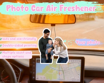 Personalized Dog Car Air Freshener:Custom Pet Car Accessory