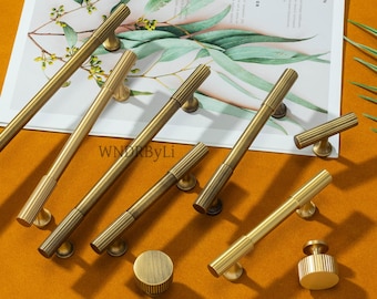 Solid Brass Drawer Pulls Knobs: Antique Cabinet Knobs handle, Kitchen door handles