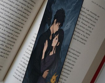 Anime Dragon Rider Bookmark - Fantasy Book Lover Gift (Digital Download)