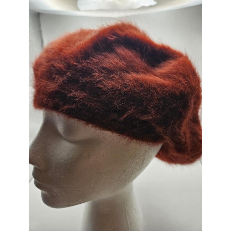 Boina roja vintage KANGOL / 60% pelo de conejo imagen 2