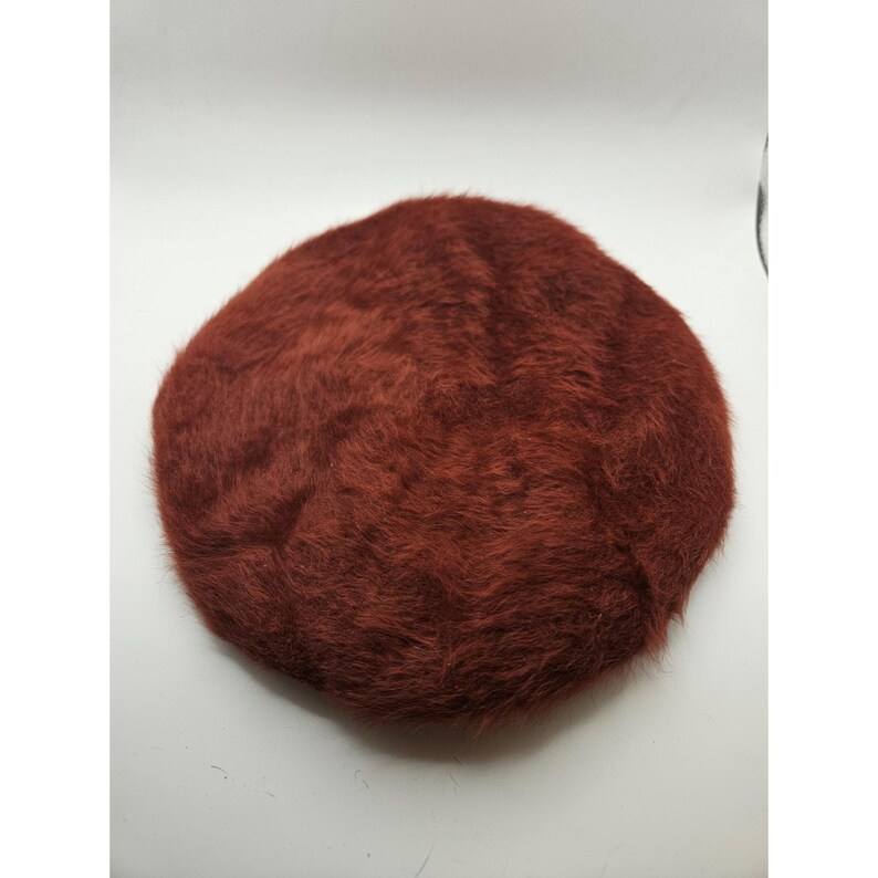 Boina roja vintage KANGOL / 60% pelo de conejo imagen 6